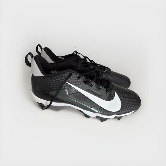 Nike Alpha Menace 4 Shark Black White Football Cleats FN0028-001 Mens Sizes 10 main image 6